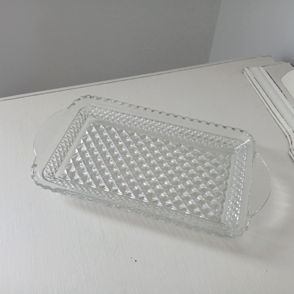 Vintage Anchor Hocking Wexford Relish Cranberry Dish